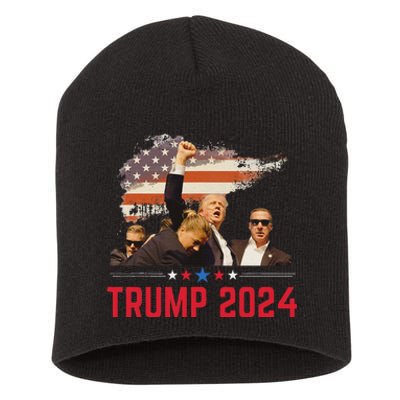 Trump Trending Political 2024 Pennsylvania Design Short Acrylic Beanie