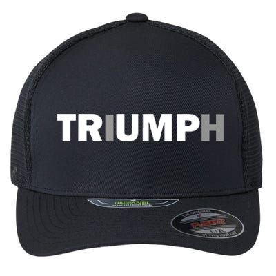 Trump Triumph Patriotic Flexfit Unipanel Trucker Cap