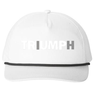 Trump Triumph Patriotic Snapback Five-Panel Rope Hat