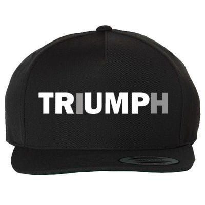 Trump Triumph Patriotic Wool Snapback Cap