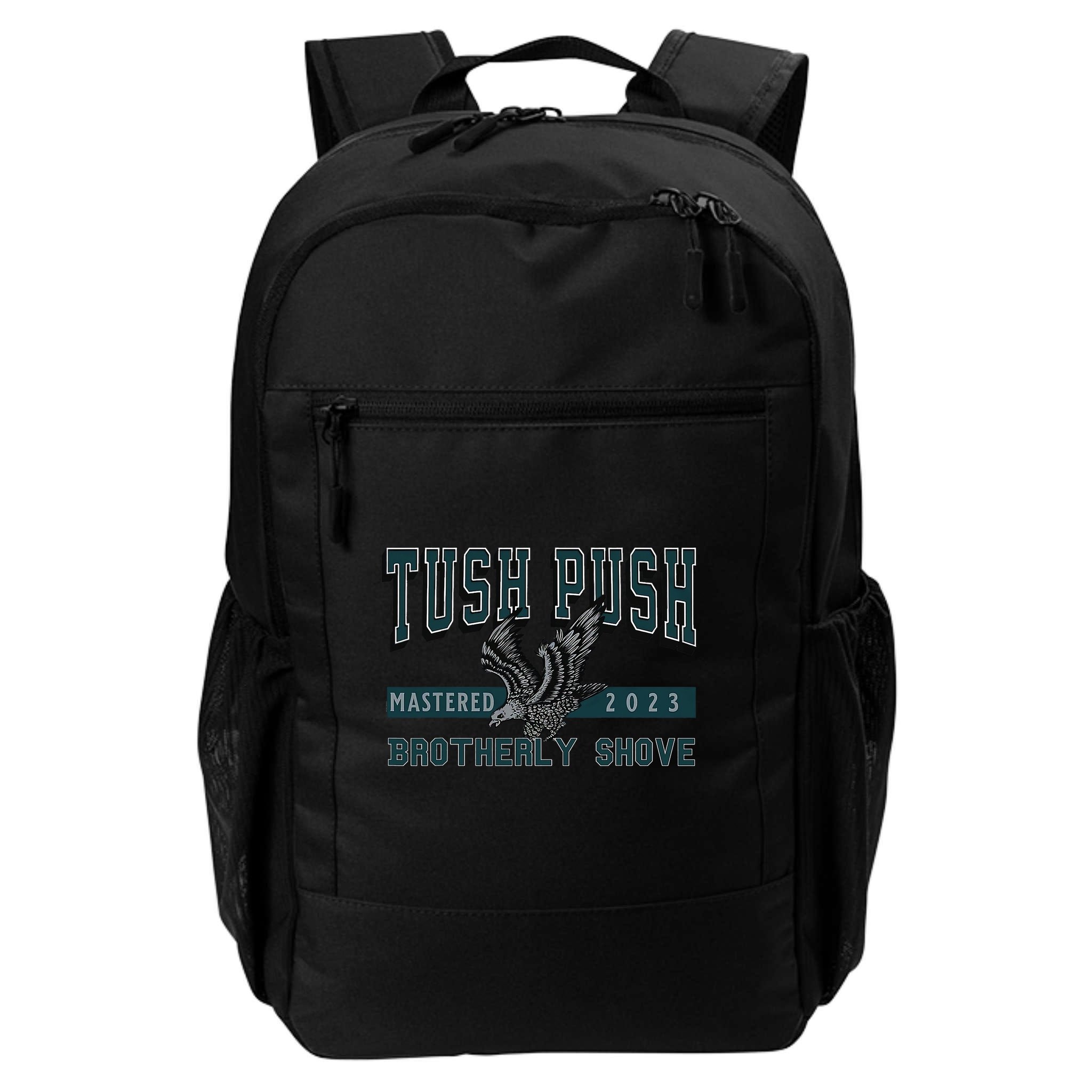 The Tush Push Eagles Brotherly Shove Backpack