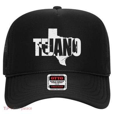 Tejano Texas Pride High Crown Mesh Back Trucker Hat