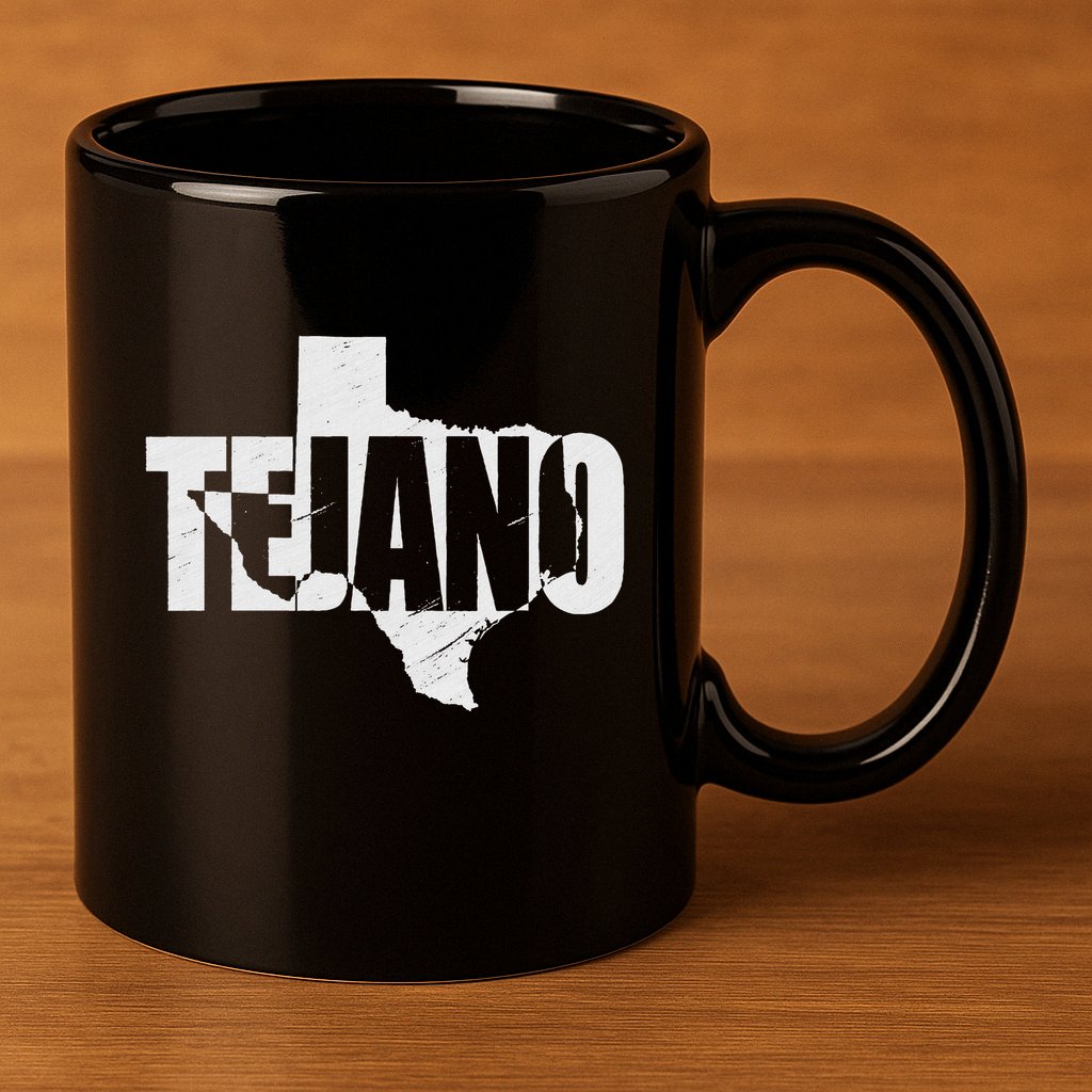 Tejano Texas Pride 11oz C Handle Ceramic Mug