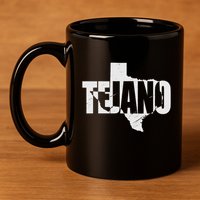 Tejano Texas Pride 11oz C Handle Ceramic Mug