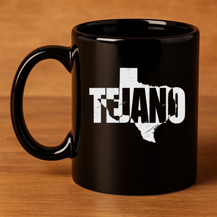 Tejano Texas Pride 11oz C Handle Ceramic Mug
