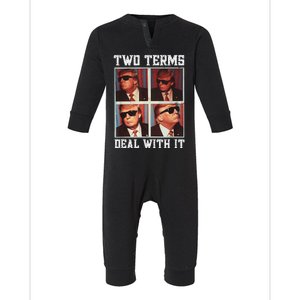 Two Term President Trump Deal With It Infant Fleece One Piece