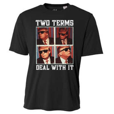 Two Term President Trump Deal With It Cooling Performance Crew T-Shirt