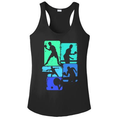 Table Tennis Ping Pong Ladies PosiCharge Competitor Racerback Tank