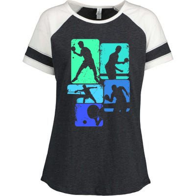 Table Tennis Ping Pong Enza Ladies Jersey Colorblock Tee