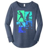 Table Tennis Ping Pong Women's Perfect Tri Tunic Long Sleeve Shirt