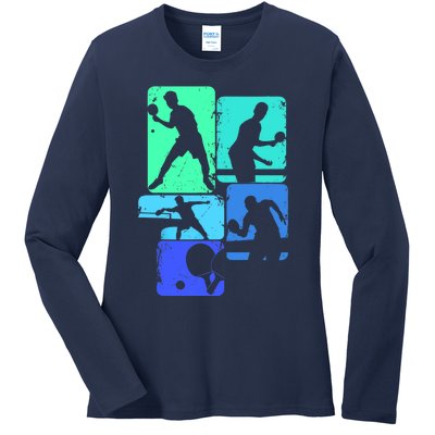 Table Tennis Ping Pong Ladies Long Sleeve Shirt