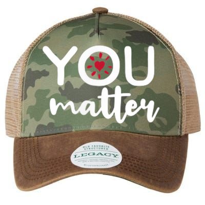 To The Person Behind Me You Matter Love Yourself Positivity Legacy Tie Dye Trucker Hat