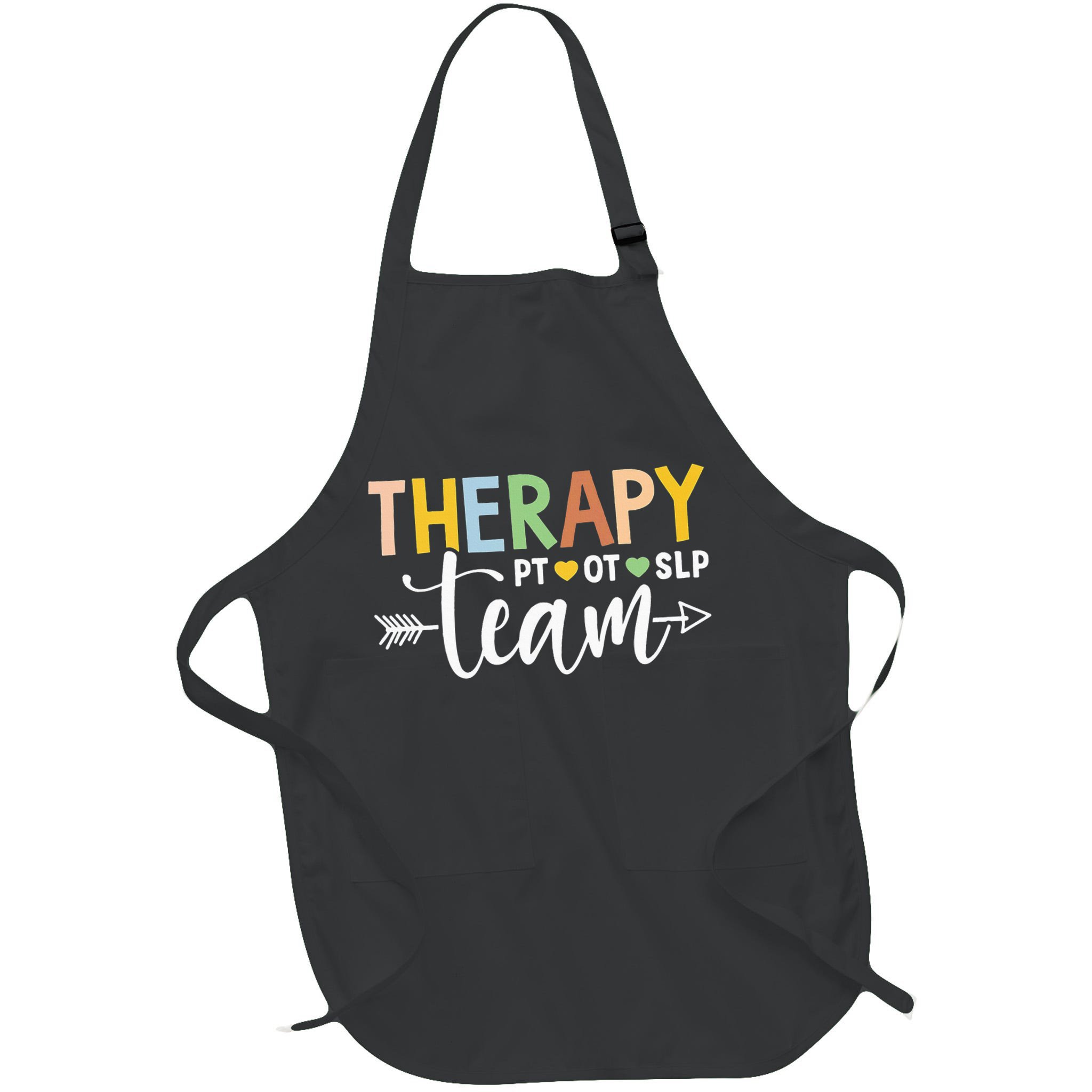 Therapy Team PT OT SLP Rehab Squad Therapist Motor Team Apron