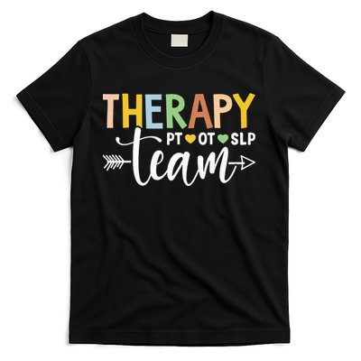 Therapy Team PT OT SLP Rehab Squad Therapist Motor Team T-Shirt