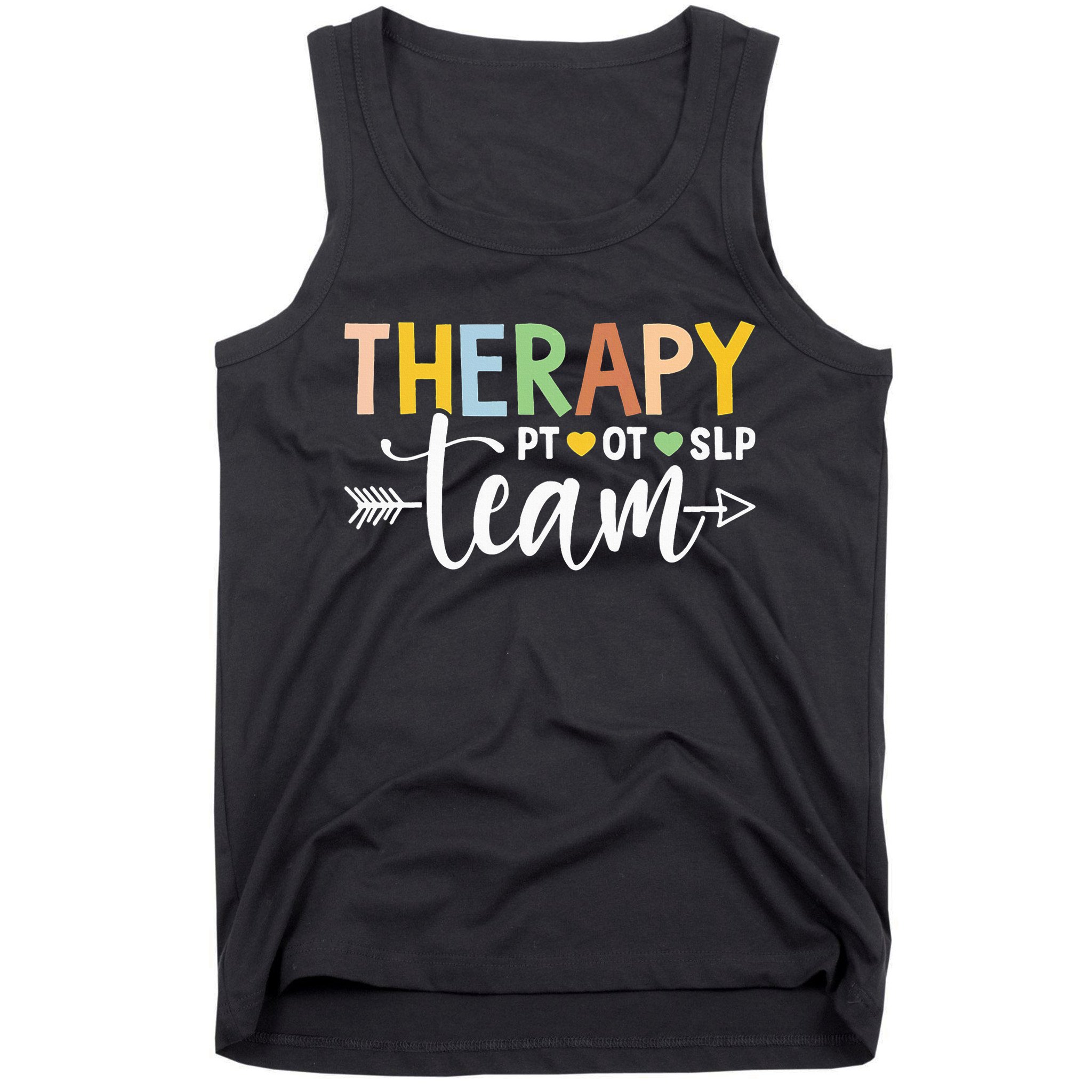 Therapy Team PT OT SLP Rehab Squad Therapist Motor Team Tank Top