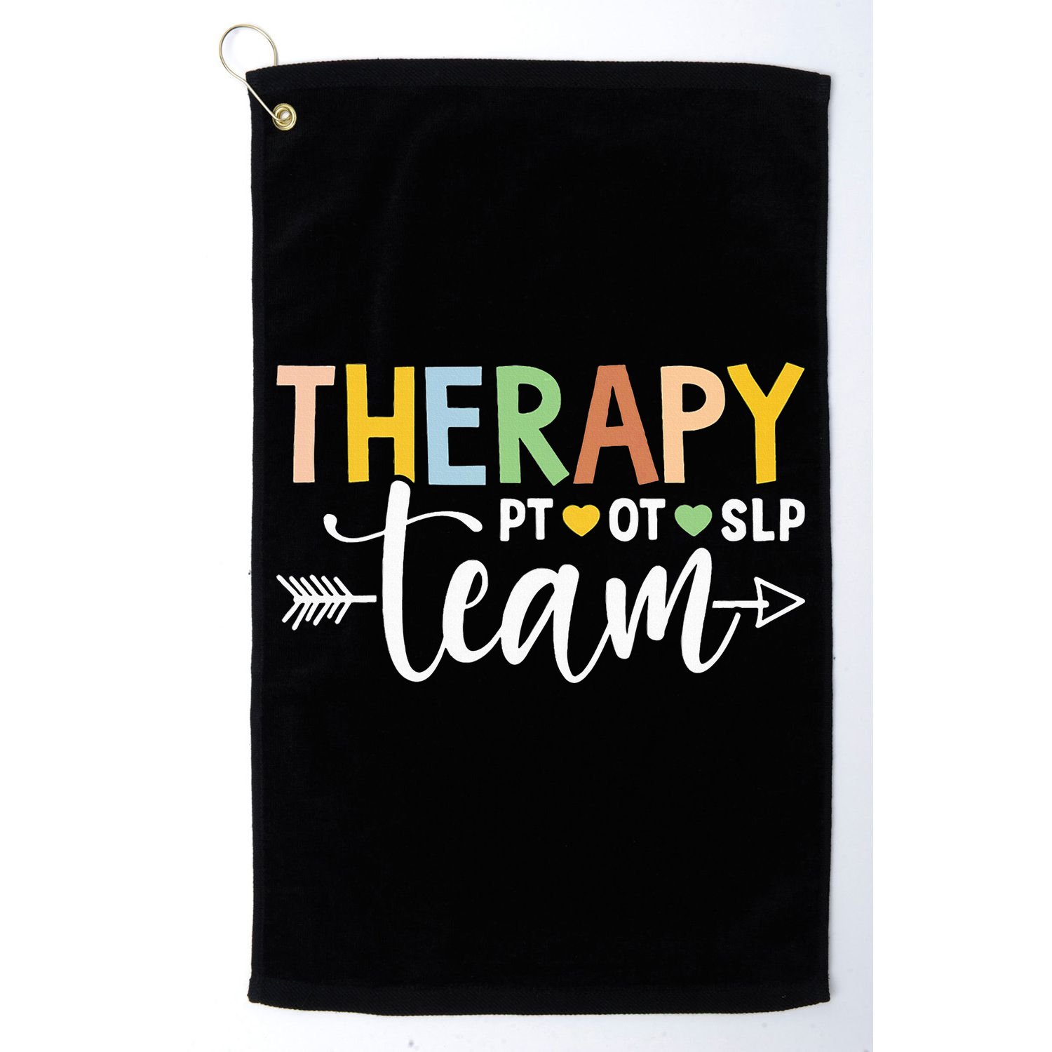 Therapy Team PT OT SLP Rehab Squad Therapist Motor Team Golf Towel