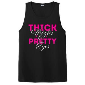 Thick Thighs & Pretty Eyes Workout Fitness PosiCharge Competitor Tank