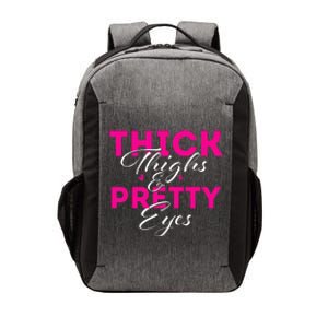 Thick Thighs & Pretty Eyes Workout Fitness Vector Backpack