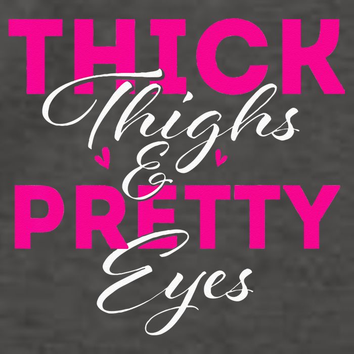 Thick Thighs & Pretty Eyes Workout Fitness Vector Backpack