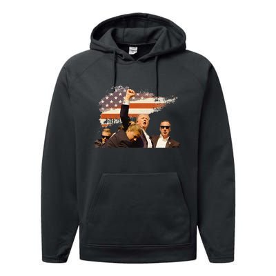 Trump Trending Political Pennsylvania Trump Performance Fleece Hoodie