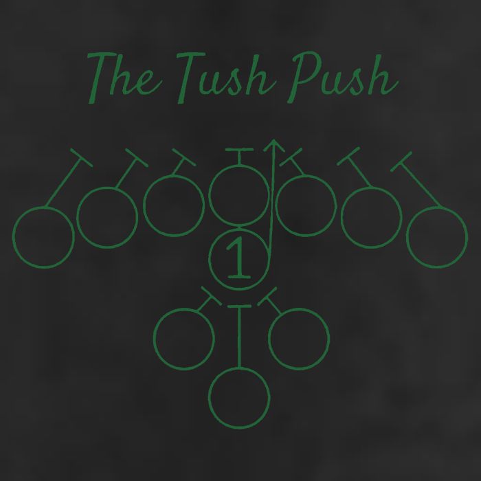 The Tush Push Eagles Cool Comfort Performance Bucket Hat