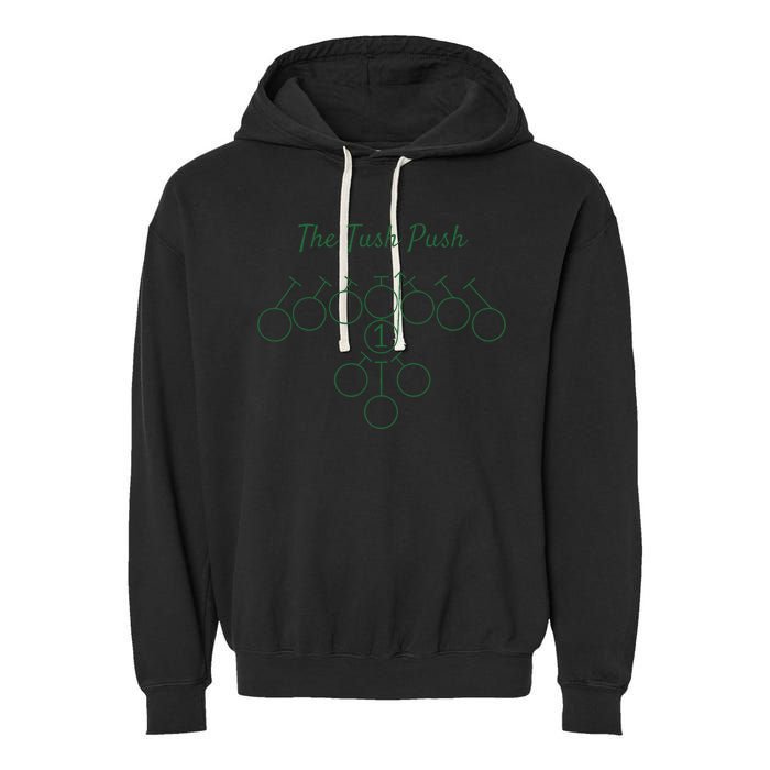 The Tush Push Eagles Garment-Dyed Fleece Hoodie