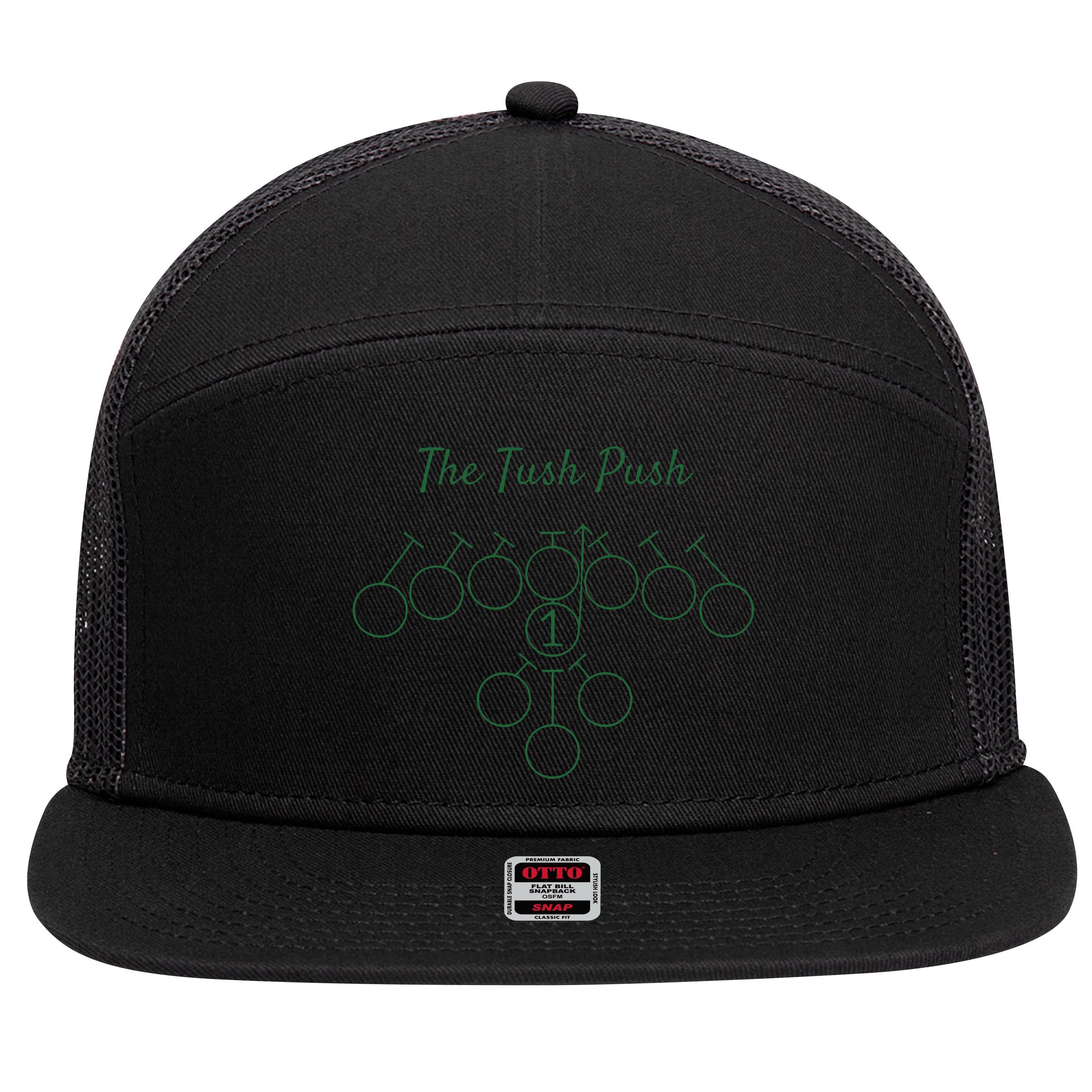 The Tush Push Eagles 7 Panel Mesh Trucker Snapback Hat