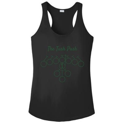 The Tush Push Eagles Ladies PosiCharge Competitor Racerback Tank