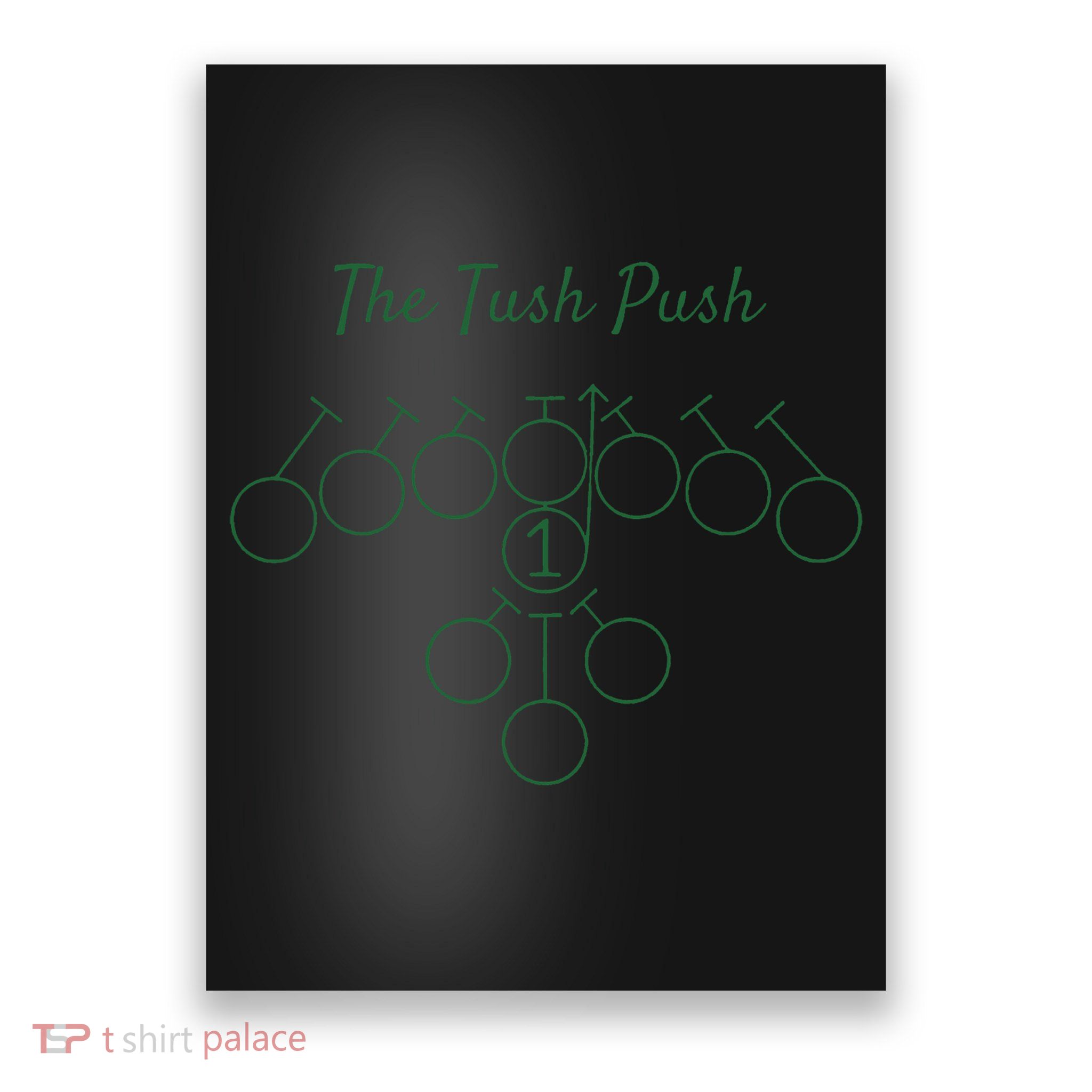 The Tush Push Eagles Poster