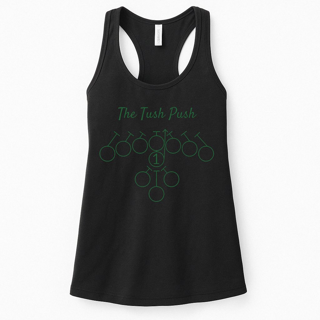 The Tush Push Eagles Womens Tank Top