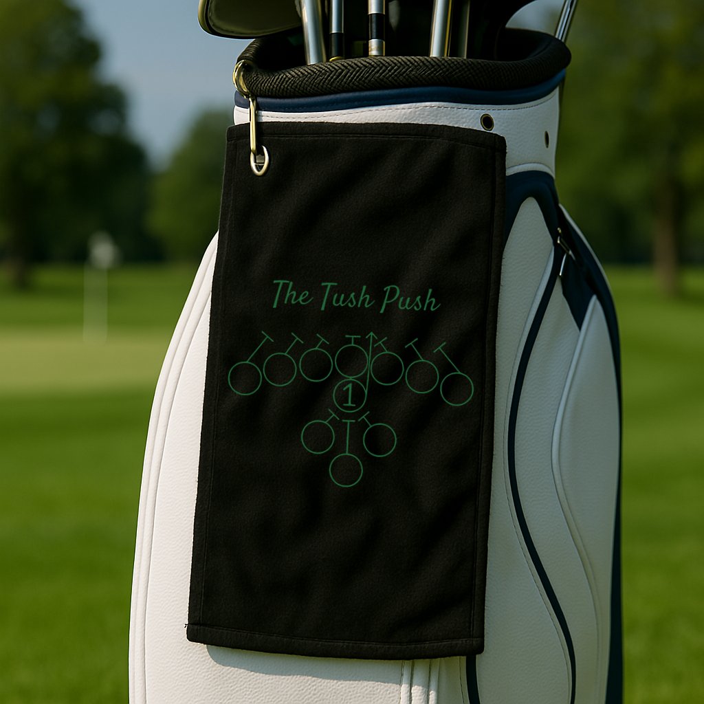 The Tush Push Eagles Golf Towel