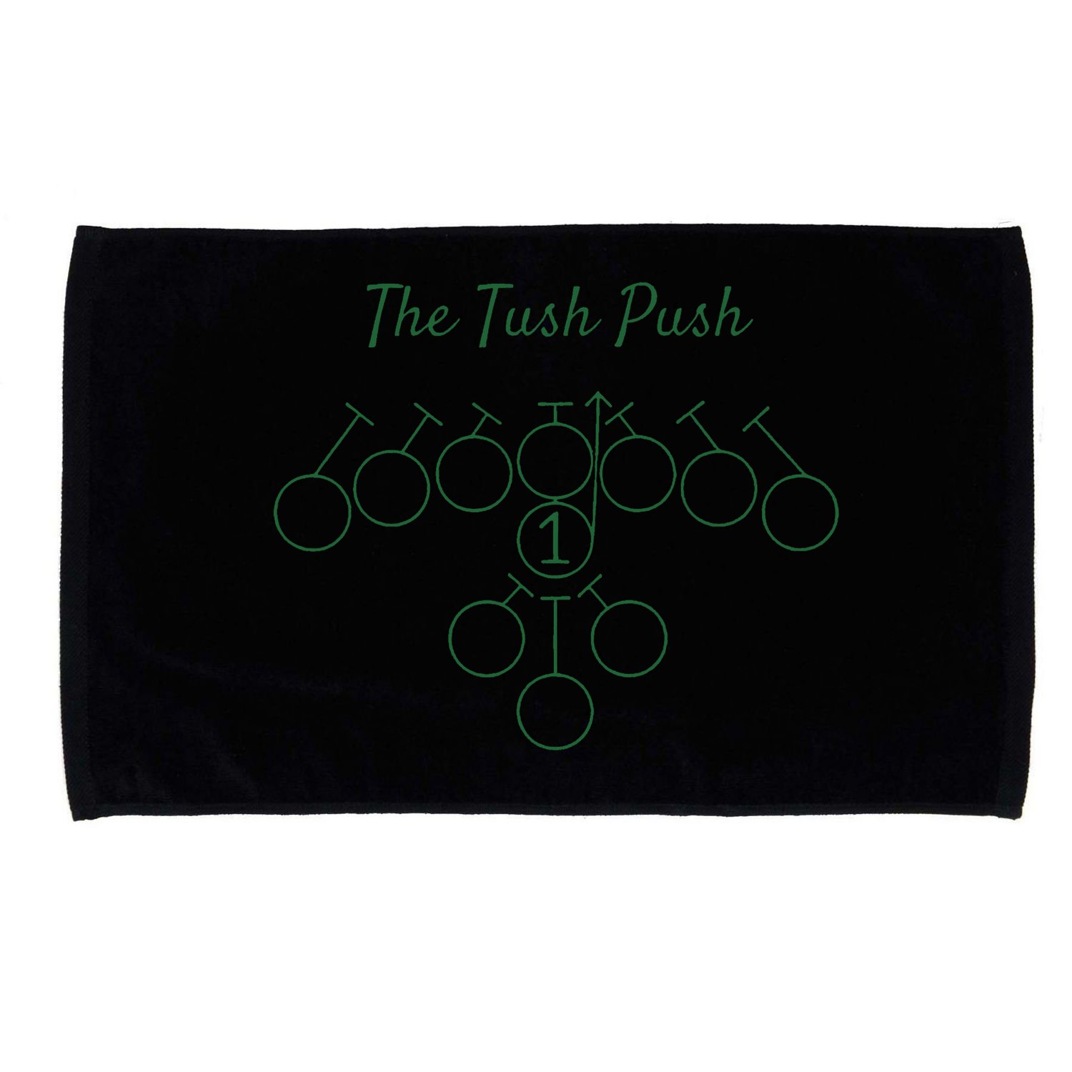 The Tush Push Eagles Microfiber Hand Towel
