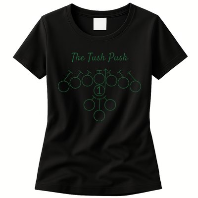 The Tush Push Eagles Womens T-Shirt