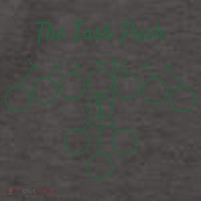 The Tush Push Eagles Vector Backpack
