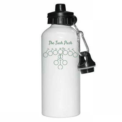 The Tush Push Eagles Aluminum Water Bottle 