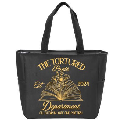 The Tortured Poets Ttpd Concert Zip Tote Bag