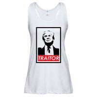 Trump Traitor Presidential Treason Political Anti Trump Ladies Essential Flowy Tank