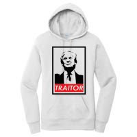 Trump Traitor Presidential Treason Political Anti Trump Women's Pullover Hoodie