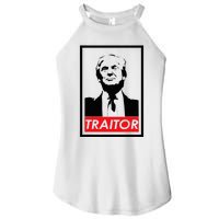 Trump Traitor Presidential Treason Political Anti Trump Women's Perfect Tri Rocker Tank