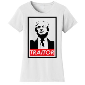 Trump Traitor Presidential Treason Political Anti Trump Women's T-Shirt