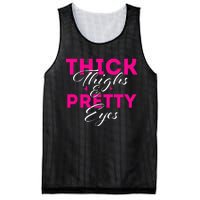 Thick Thighs & Pretty Eyes  Workout Fitness Mesh Reversible Basketball Jersey Tank