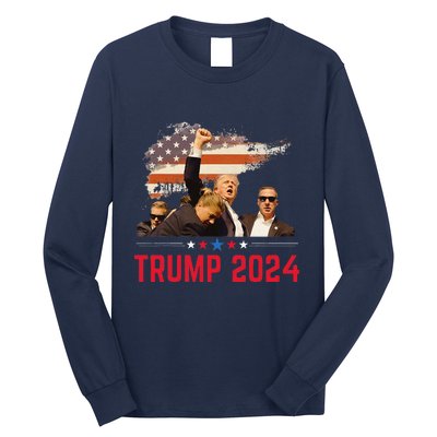 Trump Trending Political Pennsylvania Trump 2024 Long Sleeve Shirt