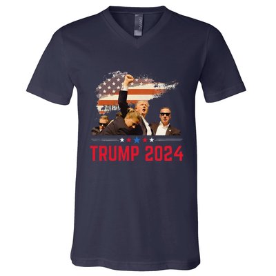 Trump Trending Political Pennsylvania Trump 2024 V-Neck T-Shirt