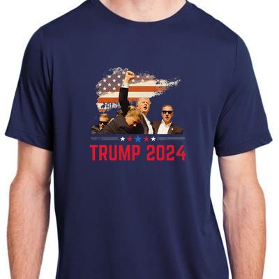 Trump Trending Political Pennsylvania Trump 2024 Adult ChromaSoft Performance T-Shirt