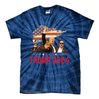 Trump Trending Political Pennsylvania Trump 2024 Tie-Dye T-Shirt