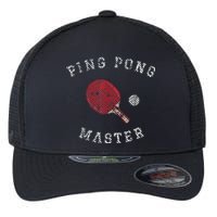 Table Tennis Ping Pong Master Funny Quote Graphic Print Flexfit Unipanel Trucker Cap