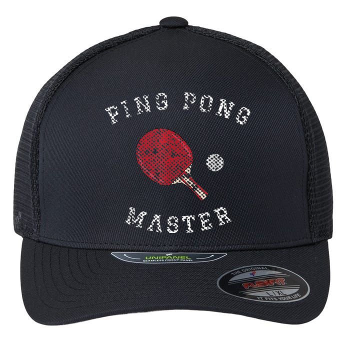 Table Tennis Ping Pong Master Funny Quote Graphic Print Flexfit Unipanel Trucker Cap