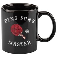 Table Tennis Ping Pong Master Funny Quote Graphic Print 11oz C Handle Ceramic Mug