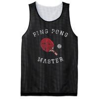 Table Tennis Ping Pong Master Funny Quote Graphic Print Mesh Reversible Basketball Jersey Tank