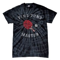 Table Tennis Ping Pong Master Funny Quote Graphic Print Tie-Dye T-Shirt